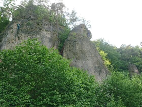 Die Plecher Wand mit dem Oskar-Bühler-Turm