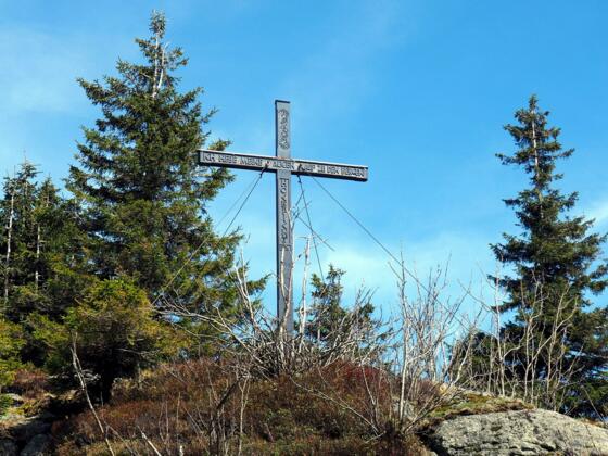 Hochficht Gipfelkreuz 1338m