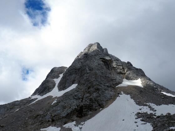 Temlberg 2331m vom Anstieg zum Sattel