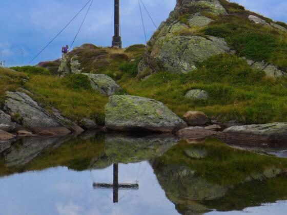 Gipfelkreuz des Breitspitz