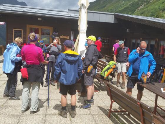 Einkehr in der Gletscherstube