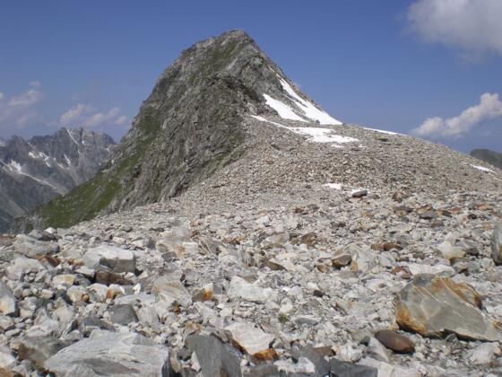 Rosslahnerscharte mit Rosslahnerkopf