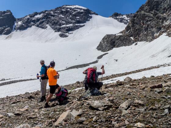 Die Rosskarcharte vom hinteren Gleirschtal