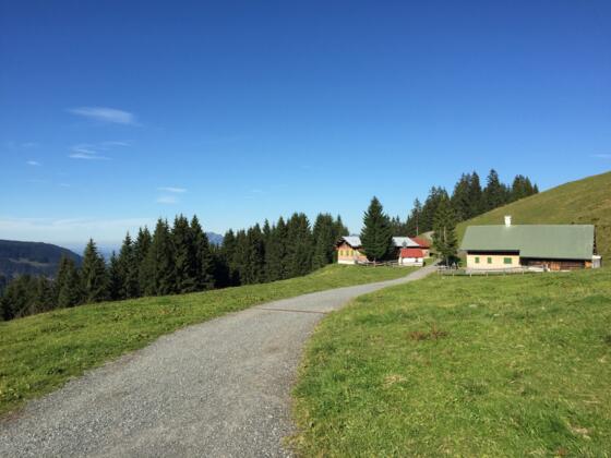 Amannsalpe auf dem Höhenweg von Riezlern zum Söllereck