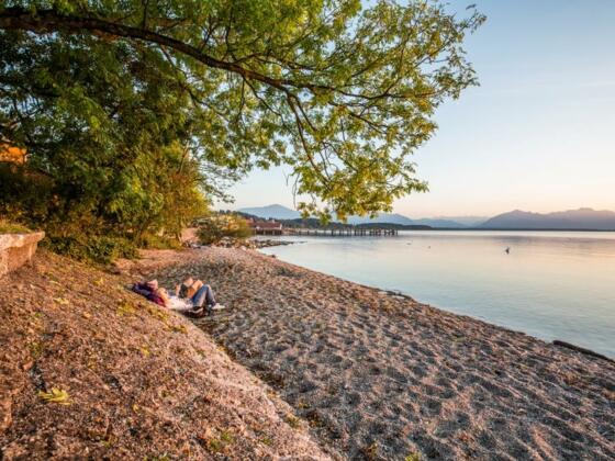 Entspannen mit Blick auf den Chiemsee