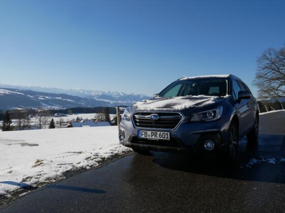 Auf Schnee-Abenteuer-Tour mit dem Subaru Outback