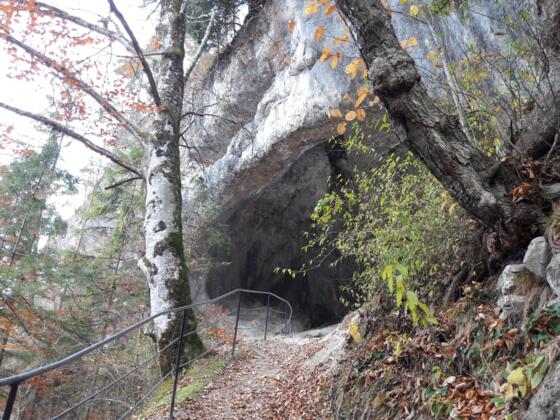 Das erste Ziel ist erreicht... die Tischoferhöhle