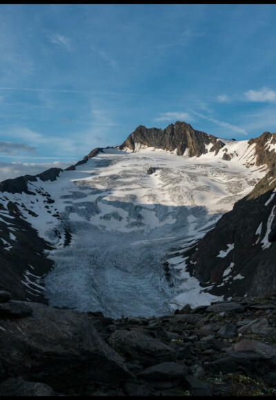 Die Hochwilde mit ihrem Langtalerferner.