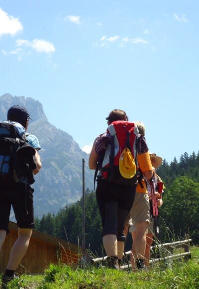 Aufstieg zur Mahdalm