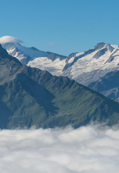 Wundervolle Aussicht auf den Nationalpark Hohe Tauern