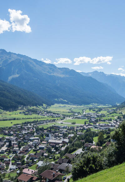 Blick auf den Smaragdwanderweg