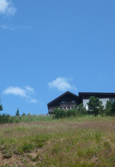 Die Jahnhütte - Ab hier kann man weiter auf die Sausteige wandern