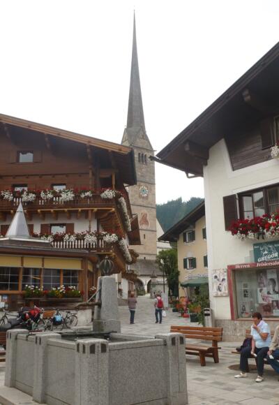 Dorfplatz von Maria Alm