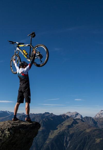 Mountainbiken in der Silvretta