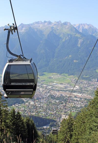 Blick vom Muttersberg auf Bludenz/Nüziders