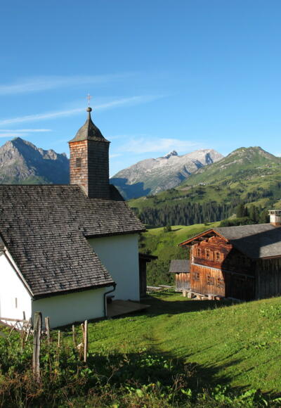 Bürstegg, die ehemals höchste ganzjährig bewohnte Siedlung in Vorarlberg