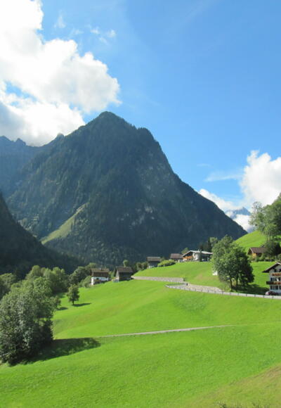 Das Brandnertal bei Bürserberg-Tschapina