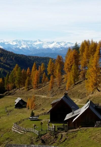 Dorferalm mit Blick in den Lungau