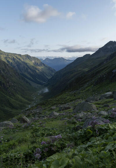 Ausblick ins Garneratal von Tübinger Hütte (c) Martin Vogel / Vorarlberg Tourismus