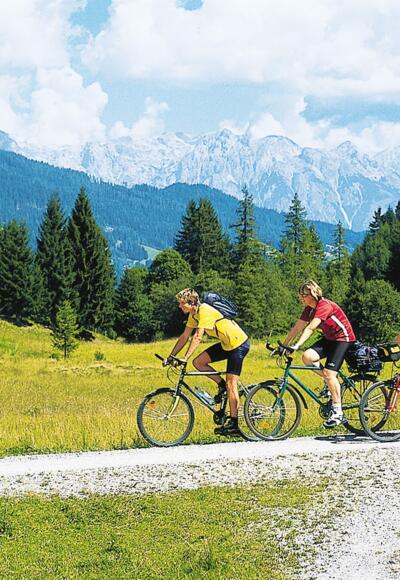 Biker auf der Salzburger Sonnenterrasse