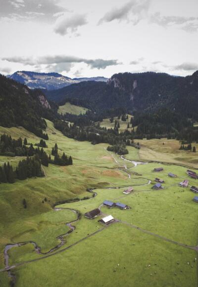 Schönenbach von oben  (c) Thomas Stanglechner / Vorarlberg Tourismus