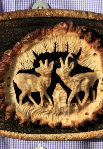 Lederhose mit Details