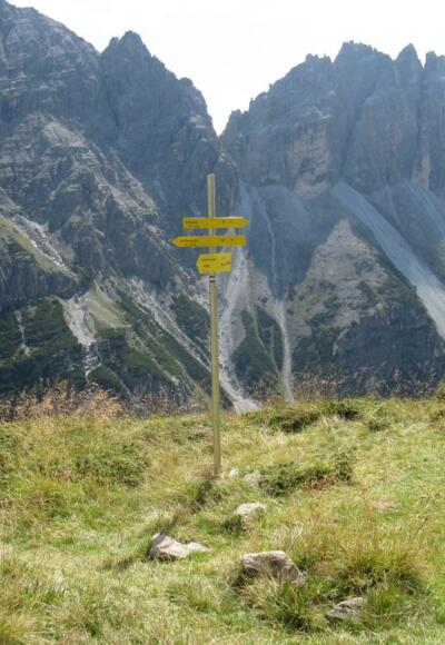 Beschilderung am Panoramaweg