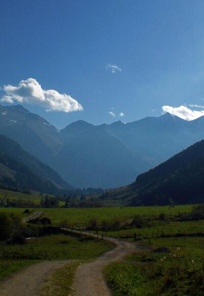 Wölflerweg -  Blick Ferleiten Mautstelle
