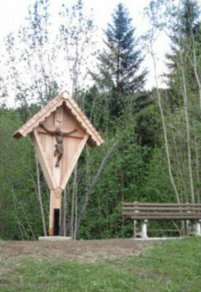 Das Wegkreuz beim Mandlhof wurde 2013 errichtet