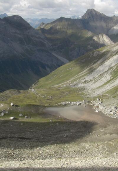Blick zum kleinen See am Kälberlahnzug
