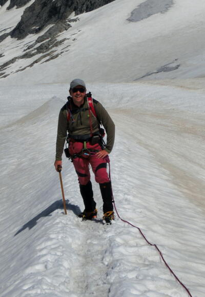 letzter Anstieg auf dem Gletscher