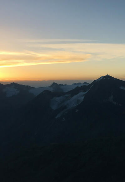 Sonnenaufgang am Saykogel