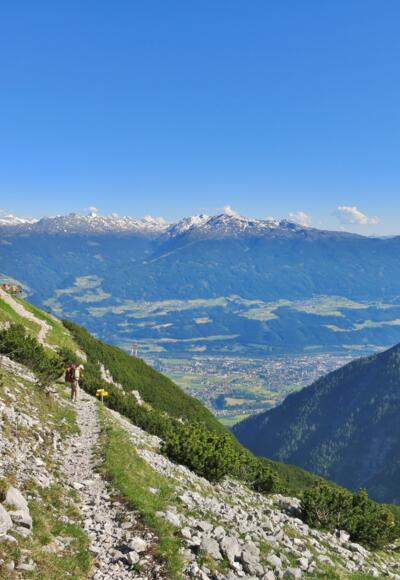 Bettelwurfhütte - links in Sicht