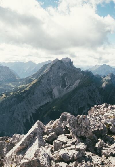Aussicht auf der Tour