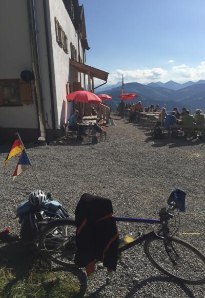 Gaudeamus-Hütte 1263 m - Ziel erreicht Jippi!
