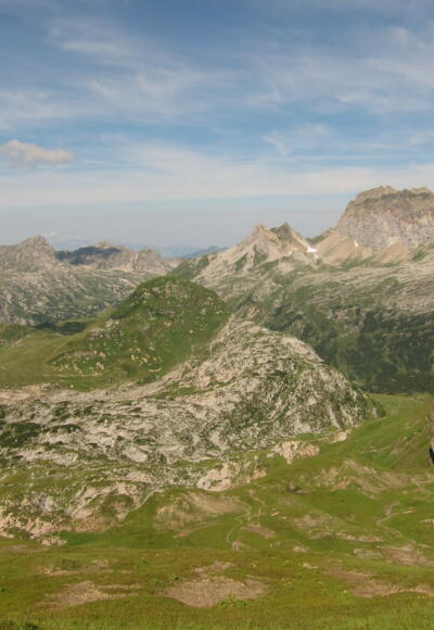 Am Gehrengrat mit Roter Wand (18. August 2013)