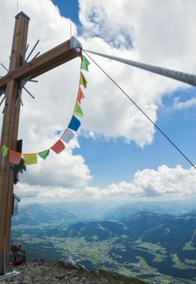 Scheffau_Scheffauer_Gipfelkreuz_Wilder Kaiser