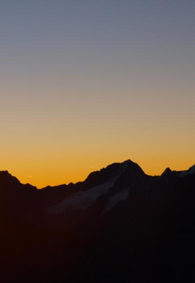 Sonnenaufgang beim Ramolhaus