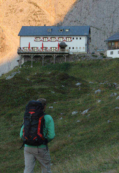 Letzte Meter zur Hütte