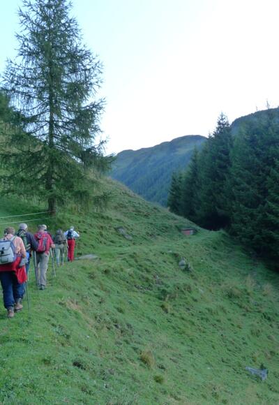 Beginn der Tour nahe dem Gasthof Trojen