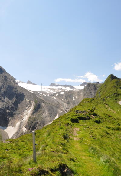 Schritt für Schritt kommen Kitzsteinhorn und damit die Krefelder Hütte näher