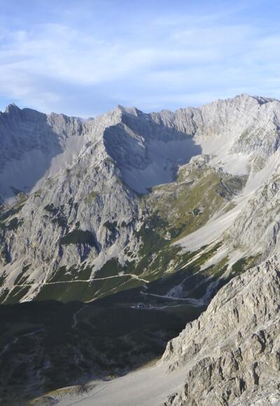Blick Richtung Pfeishütte und Kaskar
