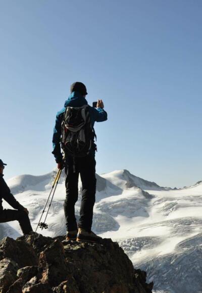 Einfach überwältigend - Eine gandiose Aussicht auf Wildspitze und zahlreiche eindrucksvolle Gletscher