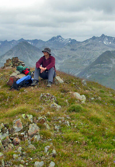 Blick vom Kahorn zum Panargenkamm