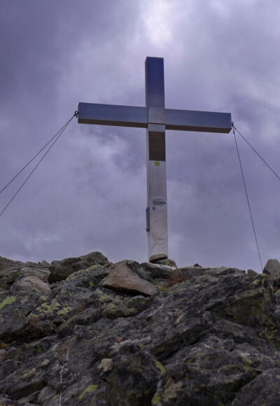 Gipfelkreuz des Grenzeckkopfes