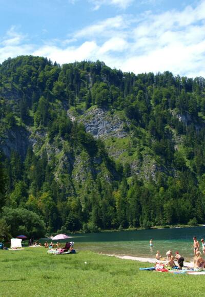 Eibeneck ~1030m vom Südufer gesehen.
