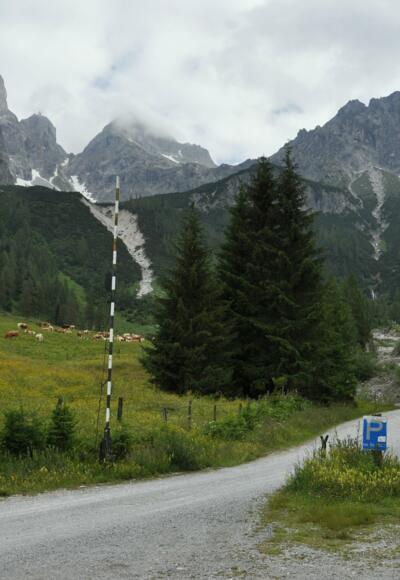 Parkplatz bei der Unterhofalm