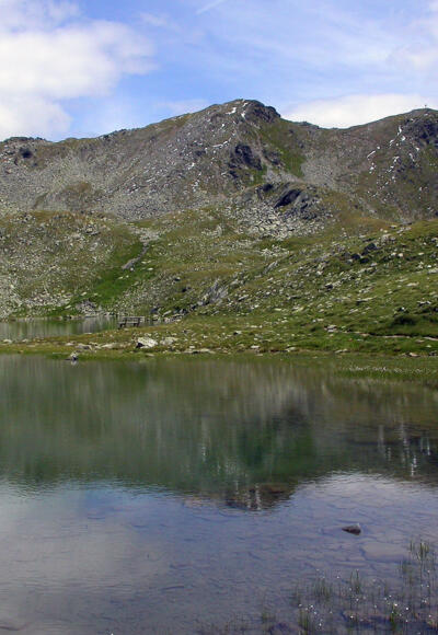 Gritzer Seen mit Gritzer Hörndl (re.)