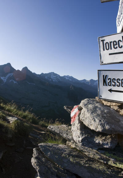 Edelhütte und Kasseler Hütte verbindet der Siebenschneidenweg