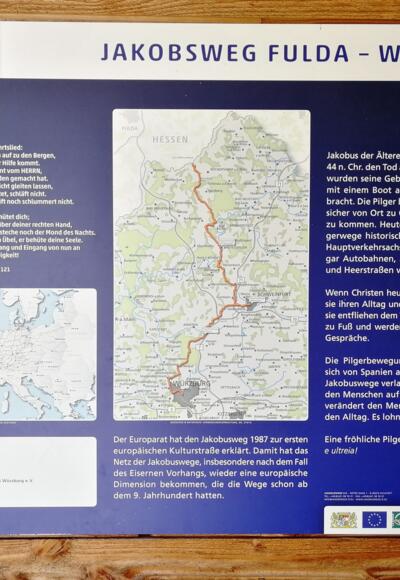 Kreuzberg - Hinweistafel